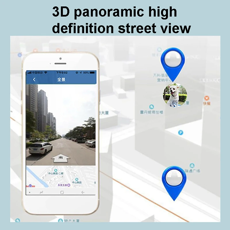 Localizzatore remoto GPS per animali domestici 4G Localizzatore GPS portatile impermeabile IP67 Localizzazione e tracciamento remoto Monitoraggio in tempo reale per cani e gatti
