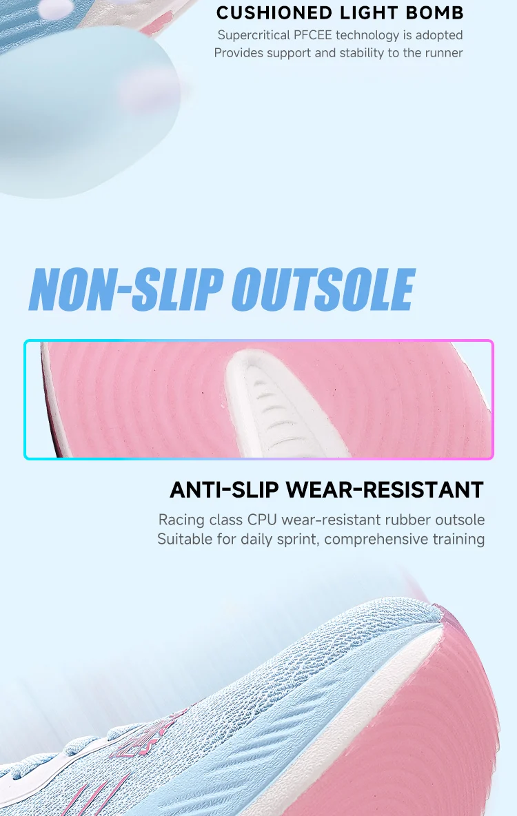 IRUNSVAN 1.0 Professionelle Sport-Trainingsschuhe aus Nylon mit Vollkohlefaser-Sohle für Marathon, Atmungsaktiv und Stoßdämpfend – Detail 6
