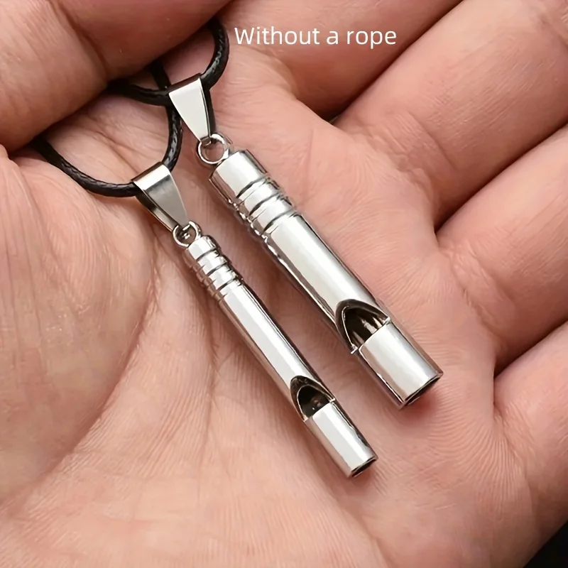 

2 pieces of titanium alloy emergency whistle - loud and durable outdoor hiking, camping, and adventure sports survival equipment