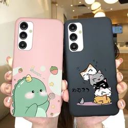 Custodie per Samsung Galaxy A14 5G Fonda Cute Fashion Antiurto Dinosauro Gatto Fancy Shell per Samsung Galaxy A 14 Coque 2023