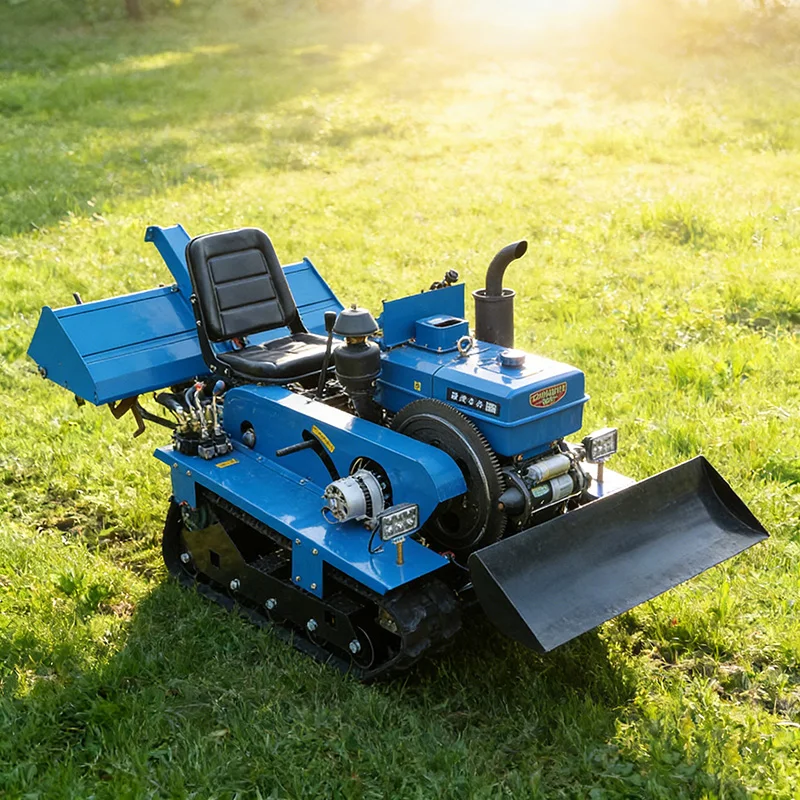 

Customized Full Terrain Crawler Tractor, Small Diesel Micro Tiller & Agricultural Crawler Rotary Tiller for Farm Plowing