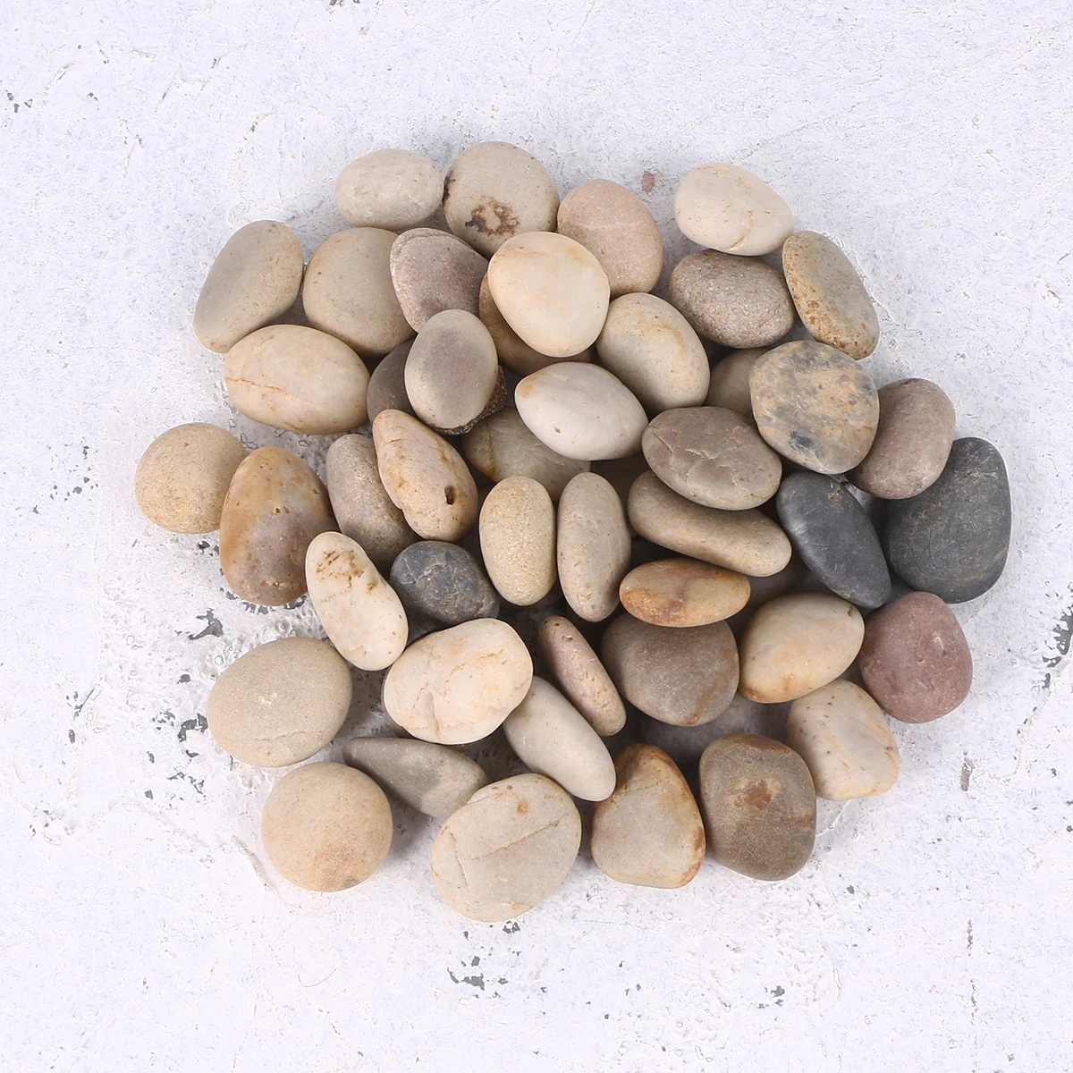 

50pcs Painted Smooth Rocks Children Drawing Children'S Drawing Painted Stones Craft Garden Decoration Toys