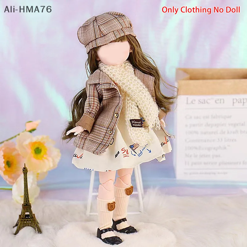 

1Pc Fashion Doll Clothes Hat for DIY Dolls Dressing Up Cloth Hair Accessories and Dress Toy for Girl's Birthday Gift