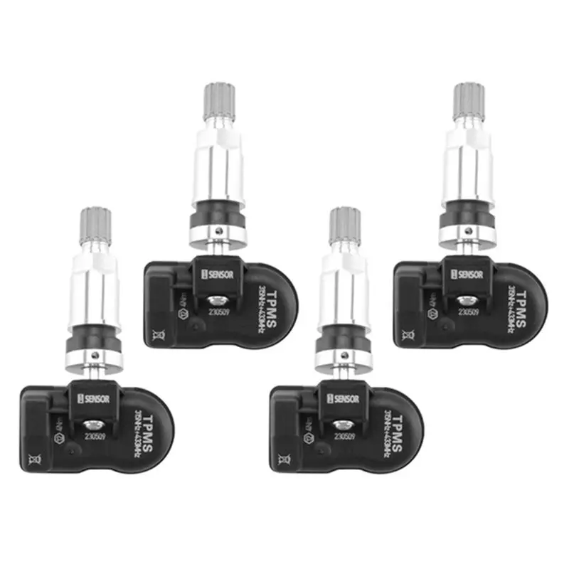 

Universal 2 In 1 TPMS For Tire Pressure Sensor 4Pcs 433Mhz 315MHZ Programmable For Tire Monitoring System