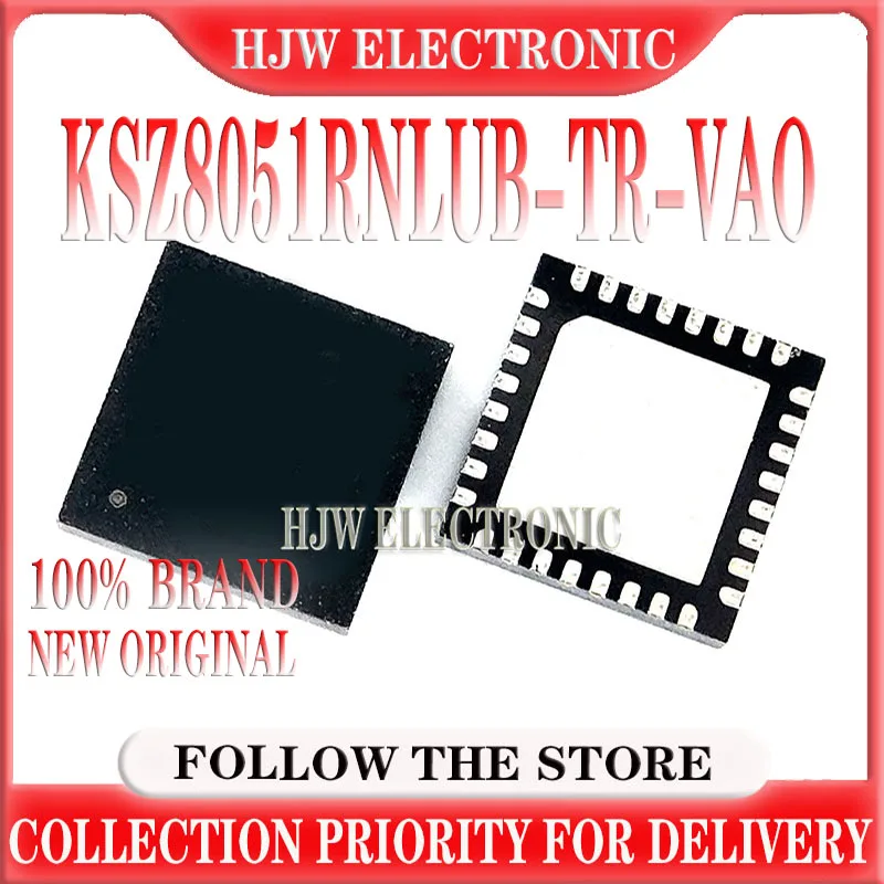 

1 шт., новинка, оригинальная Φ KSZ8051RNLU KSZ8051RNLUB-TR-VAO (5x5) Ethernet ICs