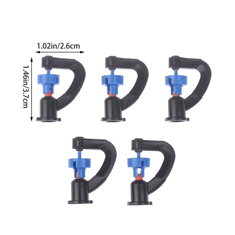 깍지 소형 로터리 휠 관개 깍지, 온실 절수 마이크로 깍지, 급수용 G 타입, 360 도 분무기, 5 개