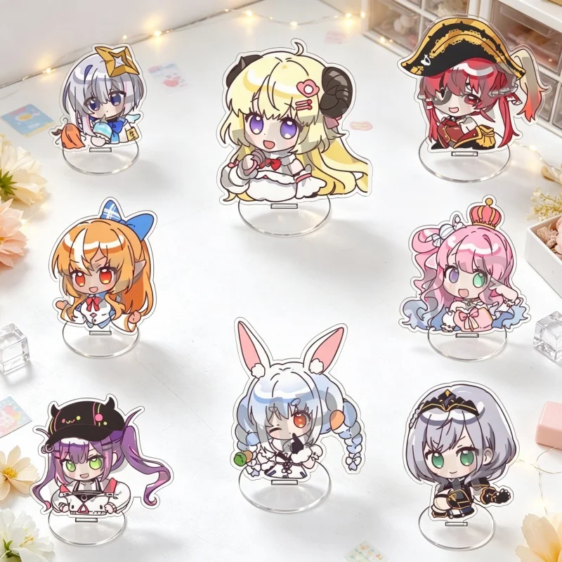 2026 Acrylic Stand Model Hololive Production(Tsunomaki Watame,Amane Kanata,Tokoyami Towa )10CM Bedroom Decoration Gift Keychain