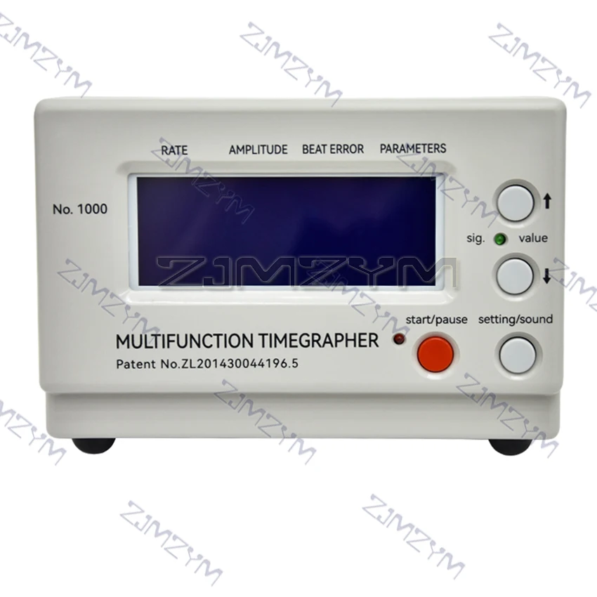 No.1000 Timegrapher Tester per orologi meccanici Strumento di test per riparatori di orologi Hobbyisti Test di orologi Strumento di riparazione Tester di cronometraggio