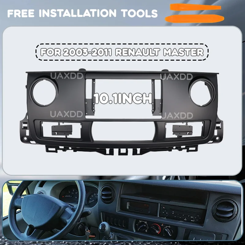 RAHMEN für Renault Master 2003-2011 10,1 Zoll Auto-DVD-MP5-Radio Android Rahmen Videoplayer Armaturenbrett Multimedia CANBUS Box Stereo