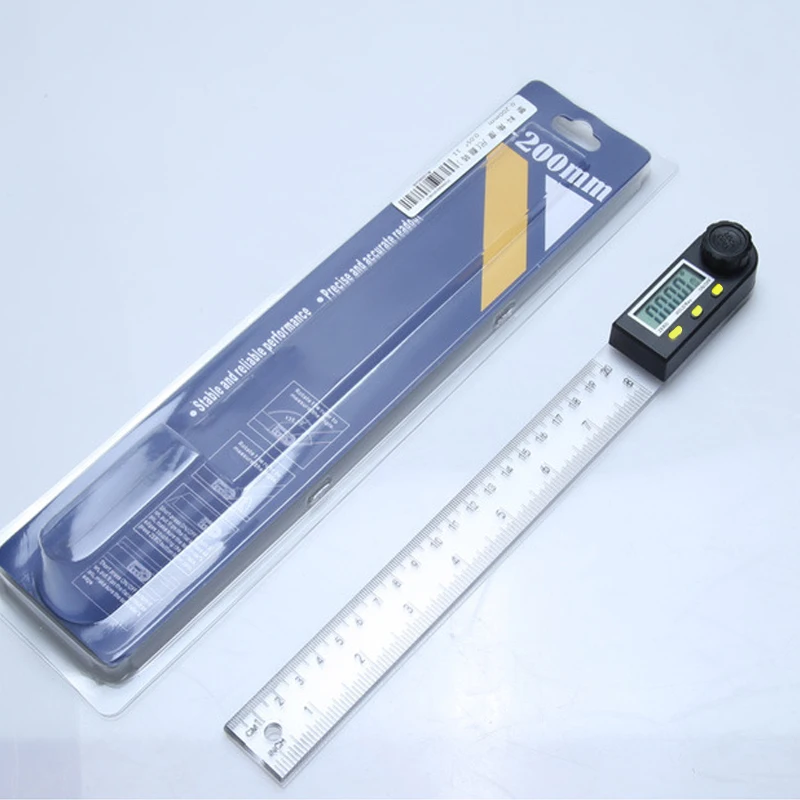 Digital Angle Finder Protractor Angle Finder Ruler with 7inch/200mm goniometer 150mm 6inch digital caliper Measuring Tool