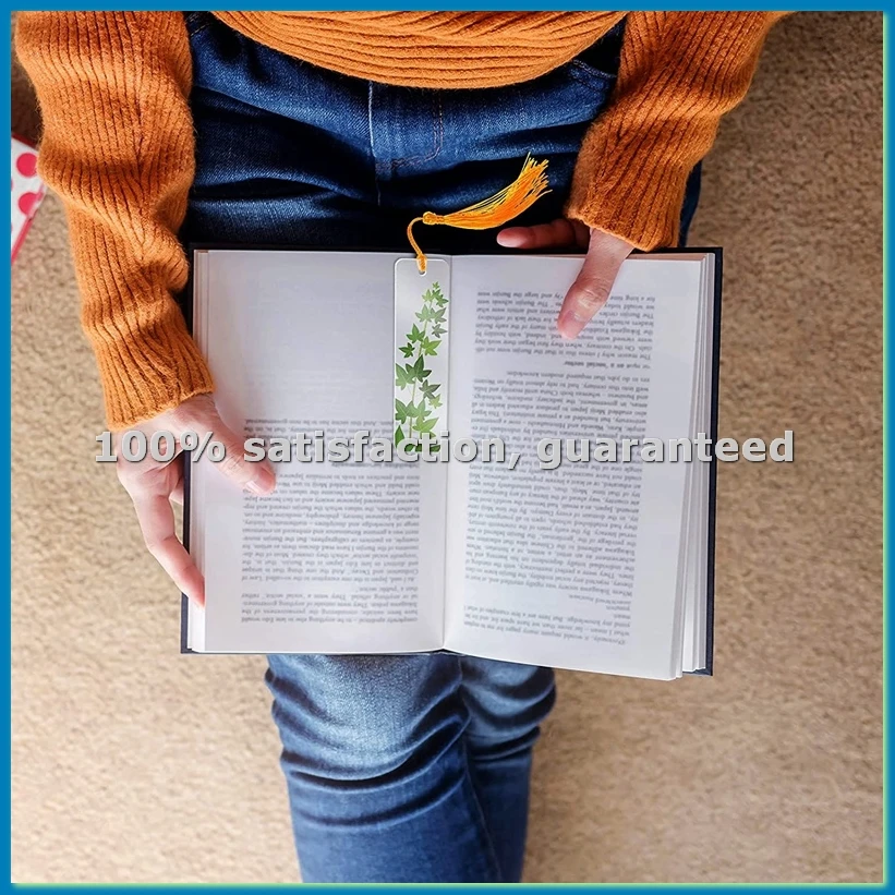 30 Pieces Blank Acrylic Bookmark Acrylic DIY Bookmark Unfinished Acrylic Book Markers Ornaments and 30 Colorful Tassels-SPMI