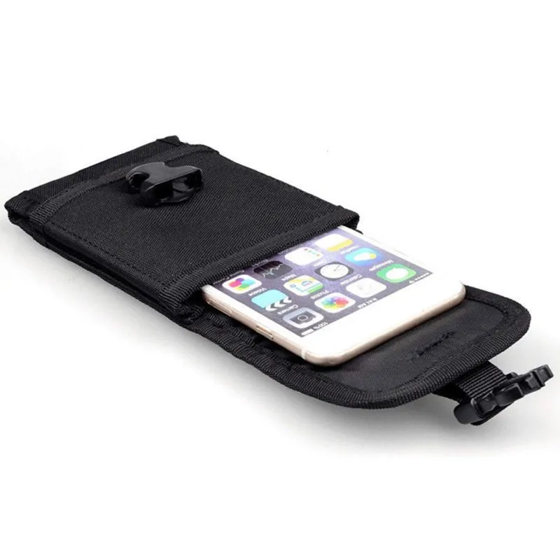 Sac de taille de Camouflage en plein air, pendentif en éventail, sac de ceinture pour hommes, course à pied, sport, étui suspendu pour téléphone portable