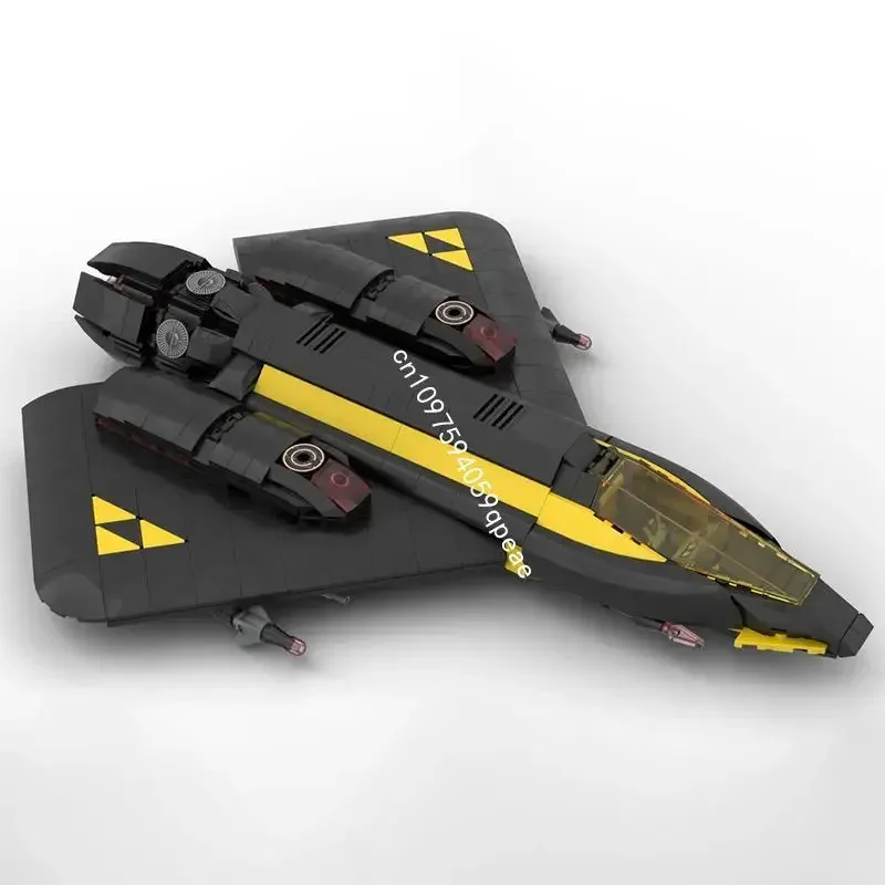 

New 855Pcs Popular Space Technology Series Moc Fighter Bomber Model Custom Puzzle Diy Creative Ideas Kid Toy Birthday Gift