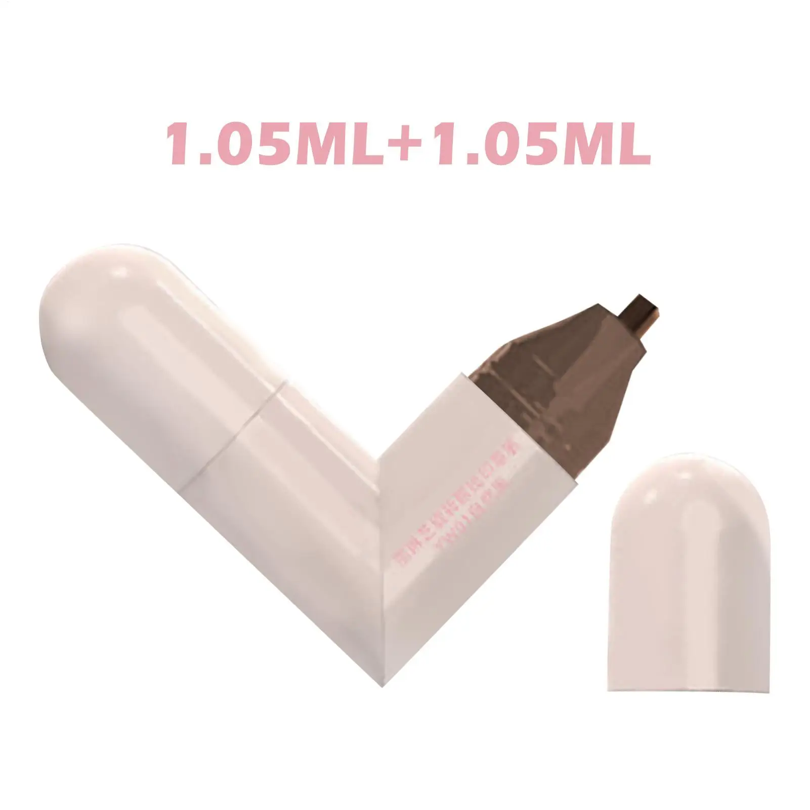 Gevleugelde oog-eindstempel Dubbele tip Damesmake-up Oog-end vleugelstempel Waterdichte stencil Draagbare sneldrogende cosmetica voor daten