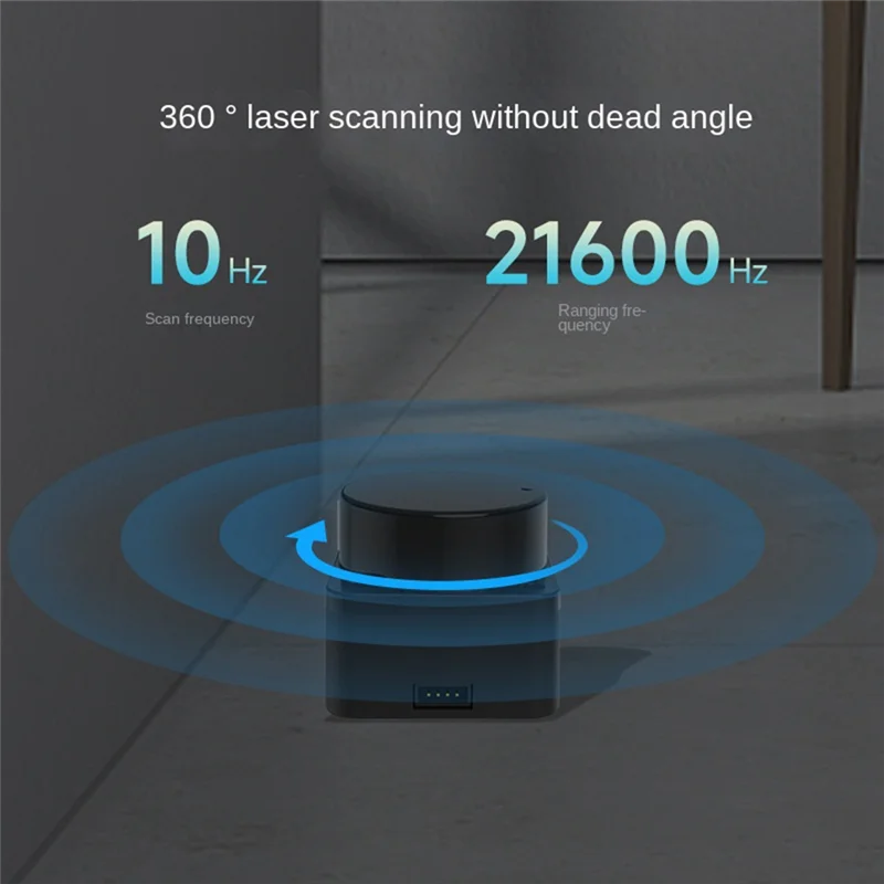 1 комплект DTOF Lidar Sensor, дальномер по времени и полету, последовательный порт UART STL27L, датчик лидара ABS