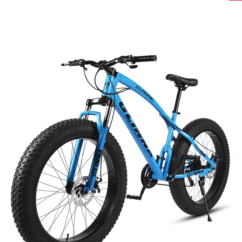 Full Suspension 26 Inch Wheel 4.0 Fat Bicycle Big Tire Cycle Snow Mtb Mountain Bike Beach Cycling Fatbike Snow Bicycle for Men