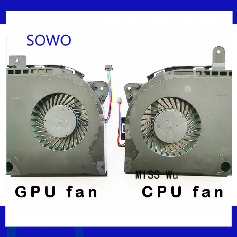 Laptop cpu gpu cooling fan cooler radiator For Asus ROG 2S G703V G703V G703VI G703V G703GS 13NB0EU0P07011 DFS201312740T DC 12V