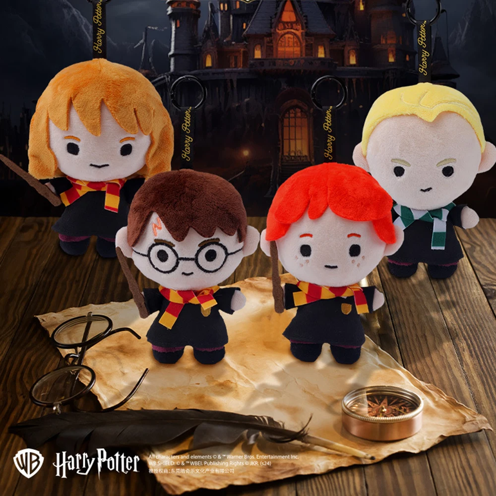 12cm Genuine Harry Potter Fantastic Beasts Plush Toy Keychain Cute Soft Movie TV Stuffed Dolls Accessories for Girls Gifts
