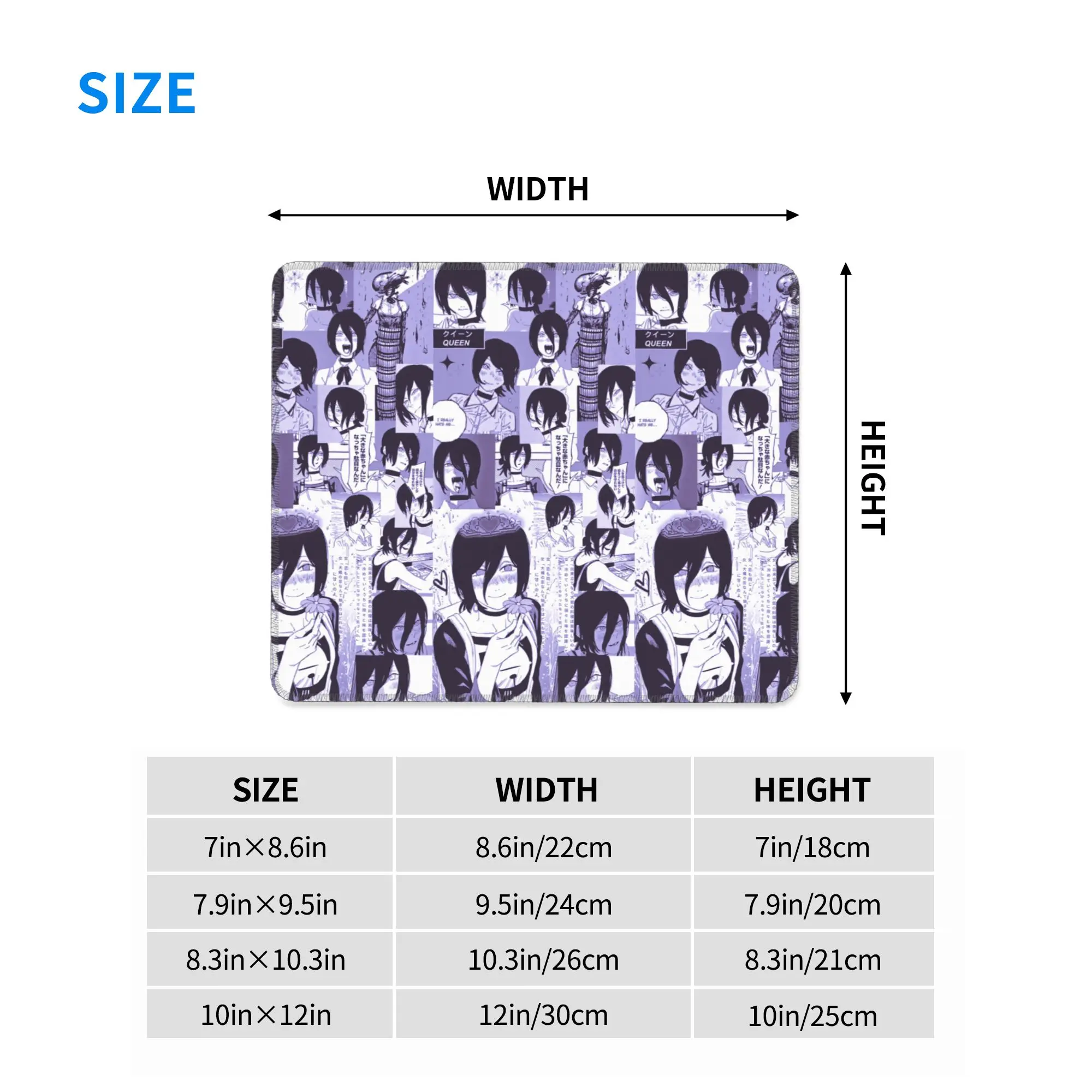 Chainsaw Man Devil Reze Arc Mouse Pad Computer Keyboard Mouse Mat Gaming PC Laptop Desk Mat Office Accessories Table Mats