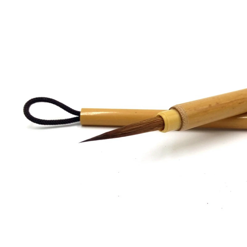 Chinese Shou Jin Ti Calligraphy Pen Small Long Mixed Hair Brush Pen Chinese Painting Fine Line Calligraphy Brushes Tinta China