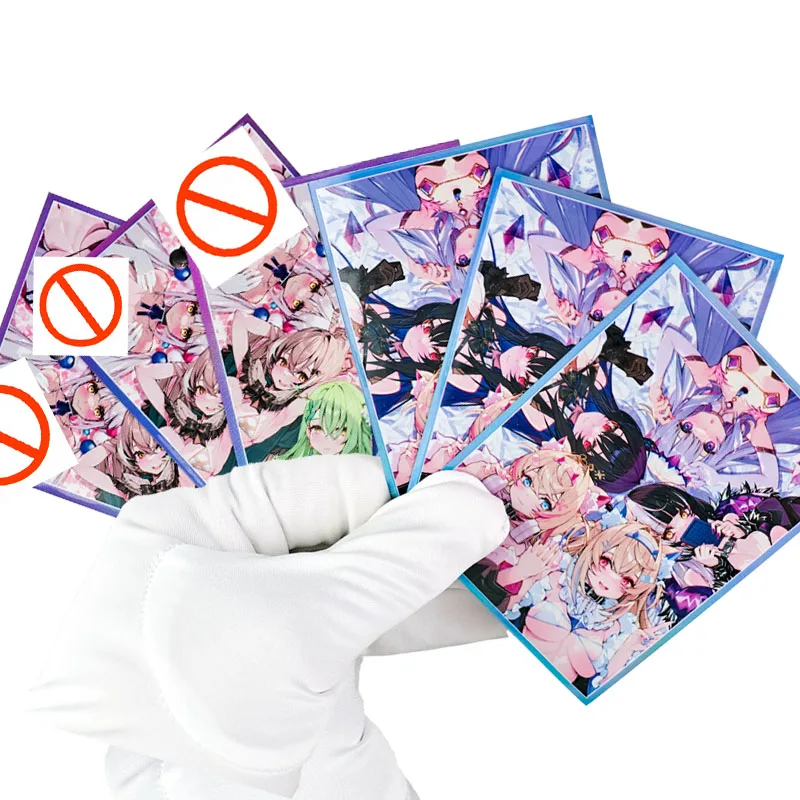 60pcs/set hololive series Virtual idol Flash Card Sleeve Anime Game Collection Card Protective Cover Gift Toy 67*92mm