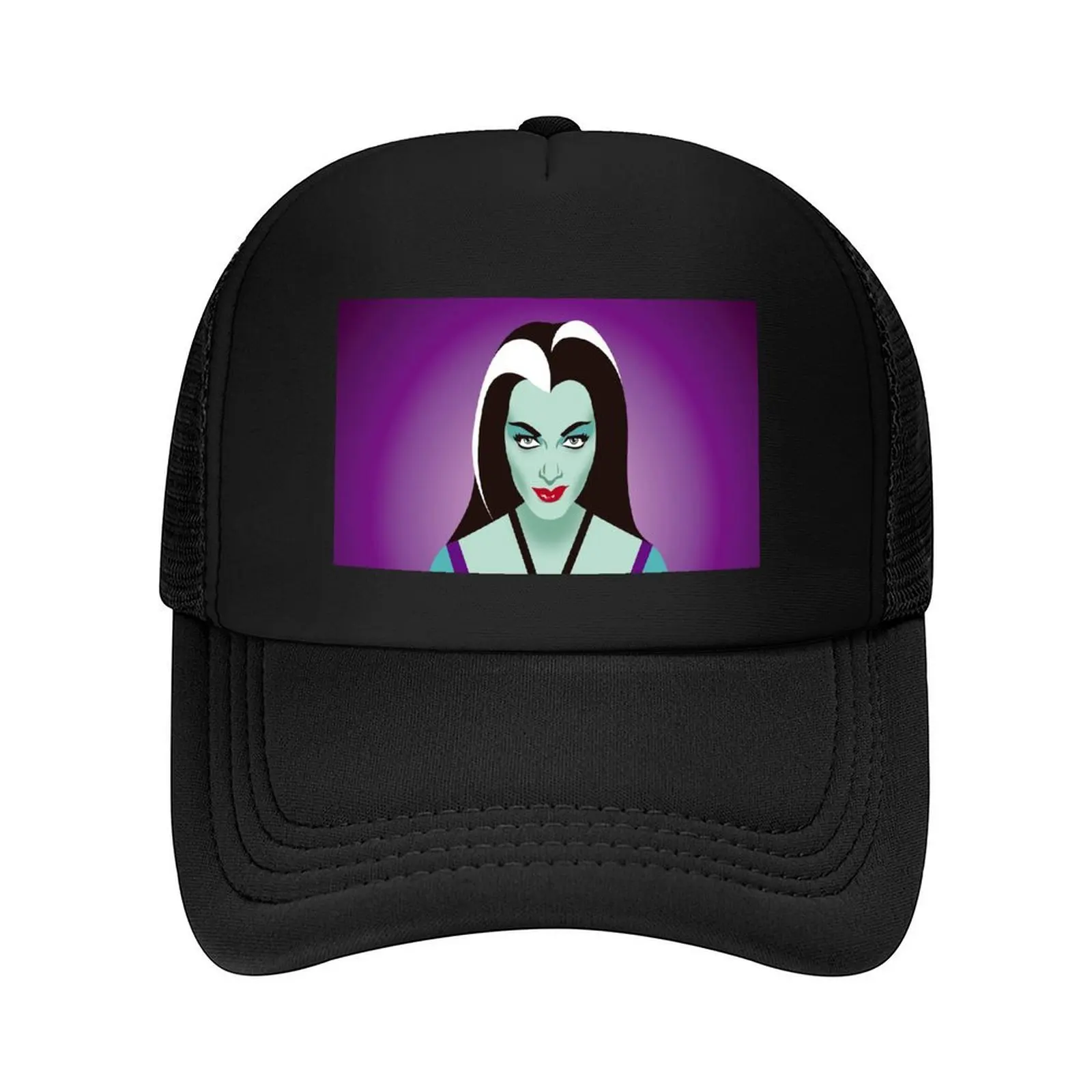 

Lily Munster Baseball Cap derby hat hiking hat Kids Hat Trucker Men's Women's