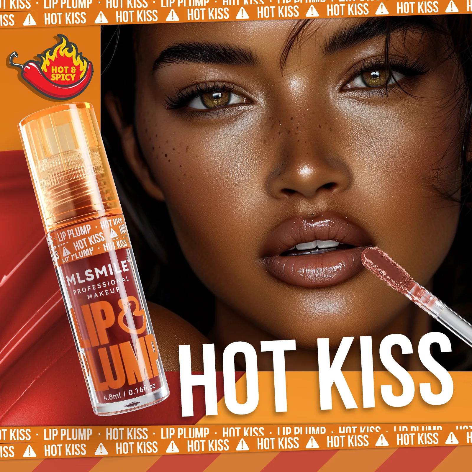 6-Colors Lip Balm Lipstick Watery Crystal Clear Lip Oil Moisturizing and Smoothing Jelly Pout Lip Gloss Plump Lips Make Up