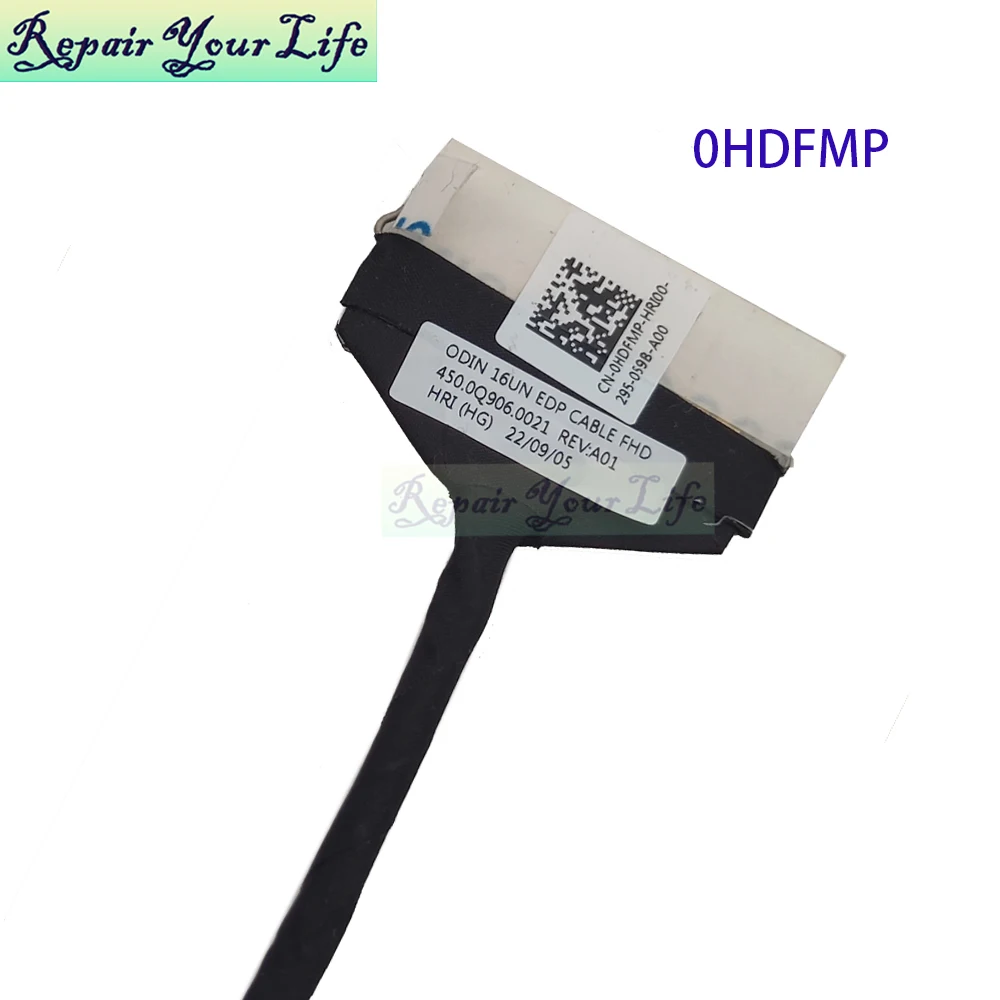 0HDFMP LCD Screen Flex Cable For Dell Inspiron 7620 Vostro 5620 5625 HDFMP 450.0Q906.0021 0001 Laptop Internal Display Wiring