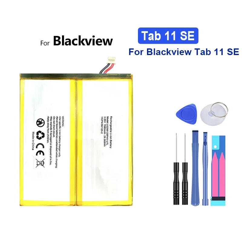 High Capacity Battery 6580mAh-7680mAh For Blackview Tab 11 SE 8 Portable batteries