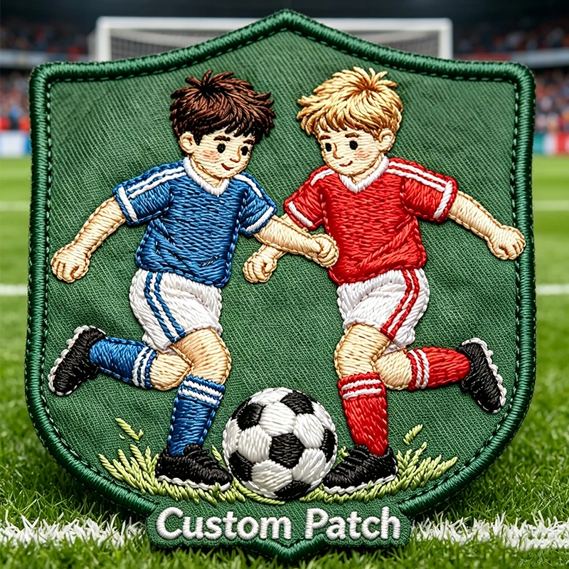 Custom Embroidered DIY Custom Team/Individual Embroidered Logo Badges Patch Iron On Patches For Clothing Hook and Loop Patch