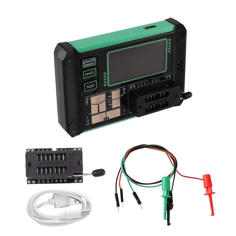 MOS Field-Effect Triode Capacitor Resistance Meter Transistor Tester LCD Digital Multimeter Electronic Component Testing-B51B