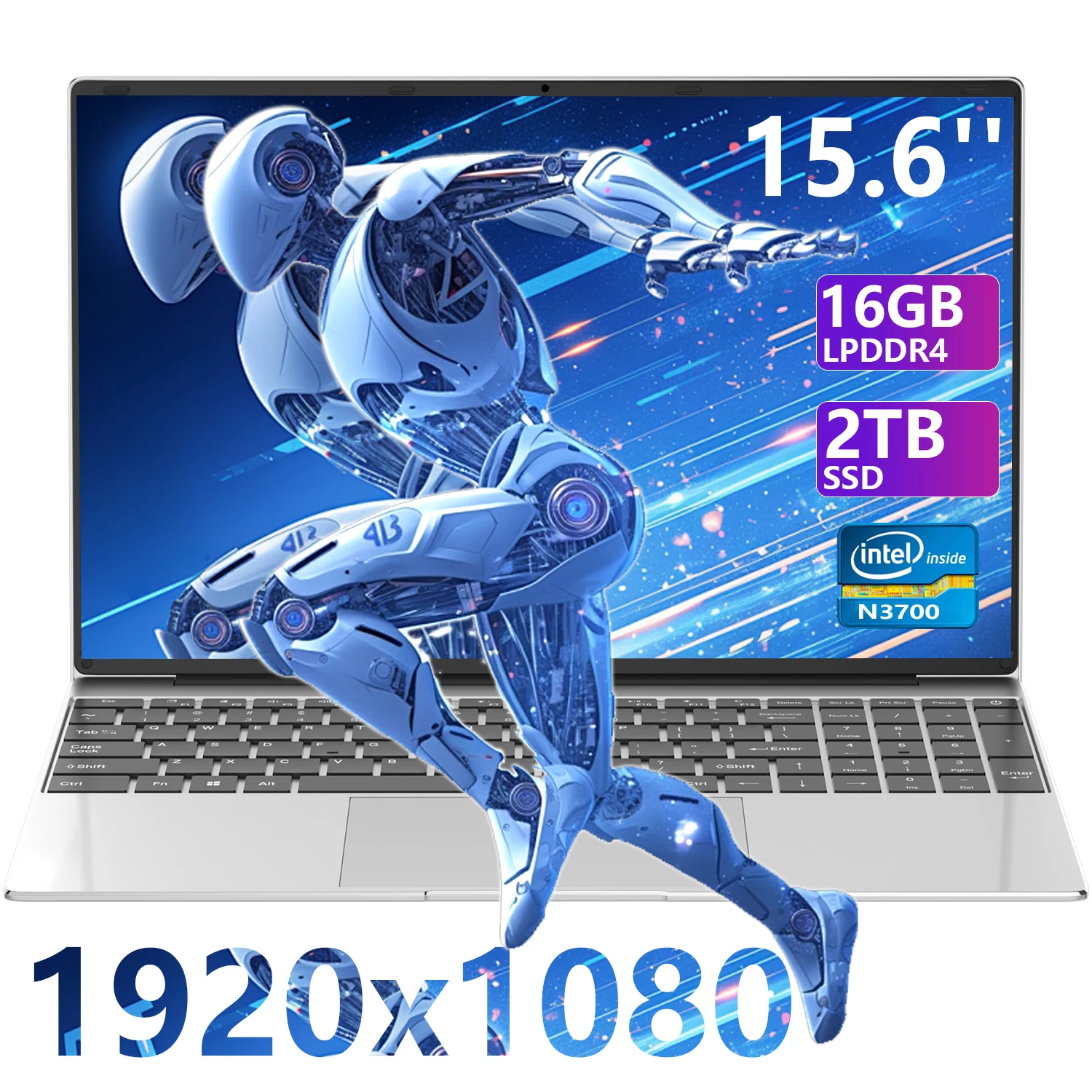 yZ[z15.6C` EgX m[gp\R 16GB RAM 512GB/2TB SSD Windows 11 Intel N3700 m[g Q[~O 1920*1080 fBXvC ItBX wK Rs[^[ PC