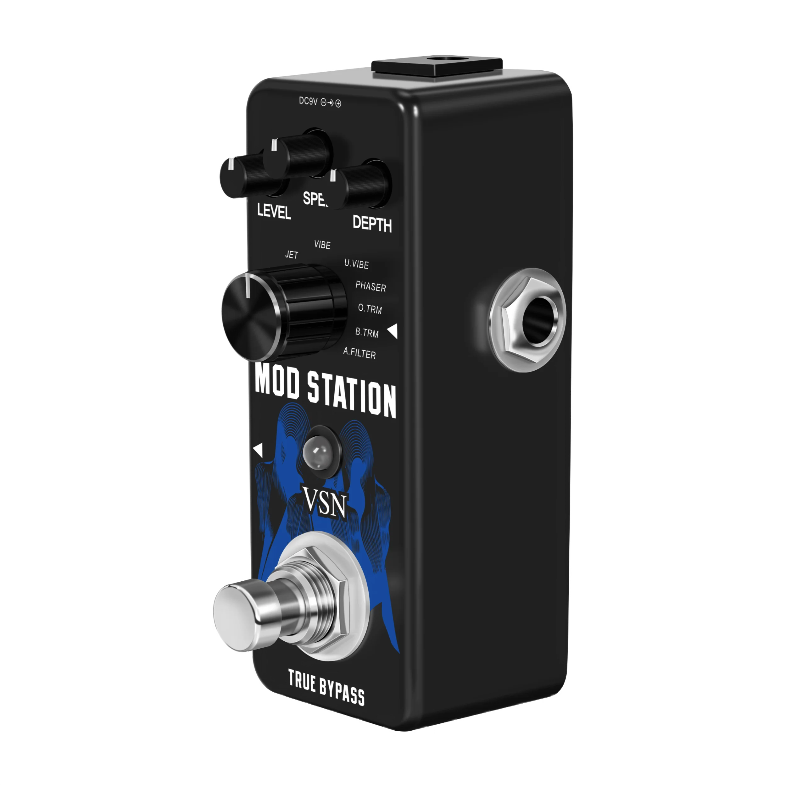 VSN Mini Guitar Effects Pedal Modulation Digital Mod Station 11 Effects In one Chorus Flanger Phaser JET Tremolo Fliter Rowin