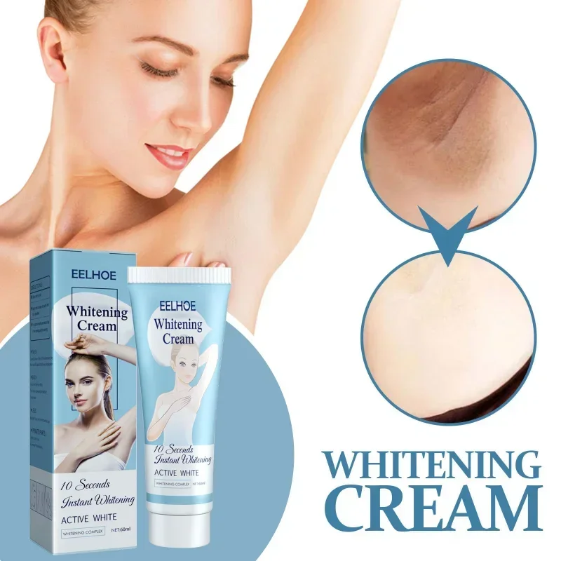 Sdotter New Ｕnder arm whitening cream for women armpit Crotch Underarm bleach groin Whiten Brighten Elbow Knee dark Spots Remove