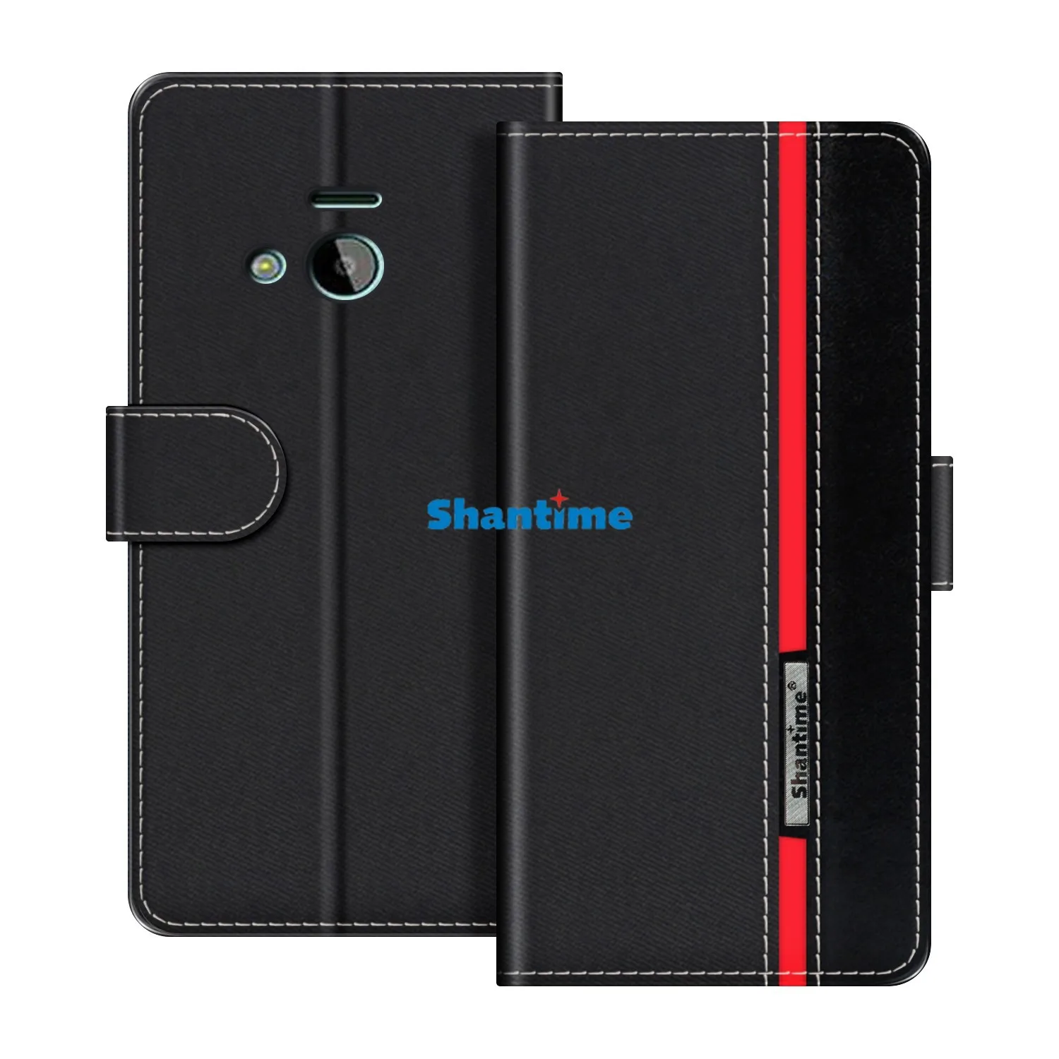 Compatible con Nokia 220 4G 2019 Nokia 220 2019 funda protectora libro cartera funda para teléfono móvil funda plegable soporte funda para teléfono móvil