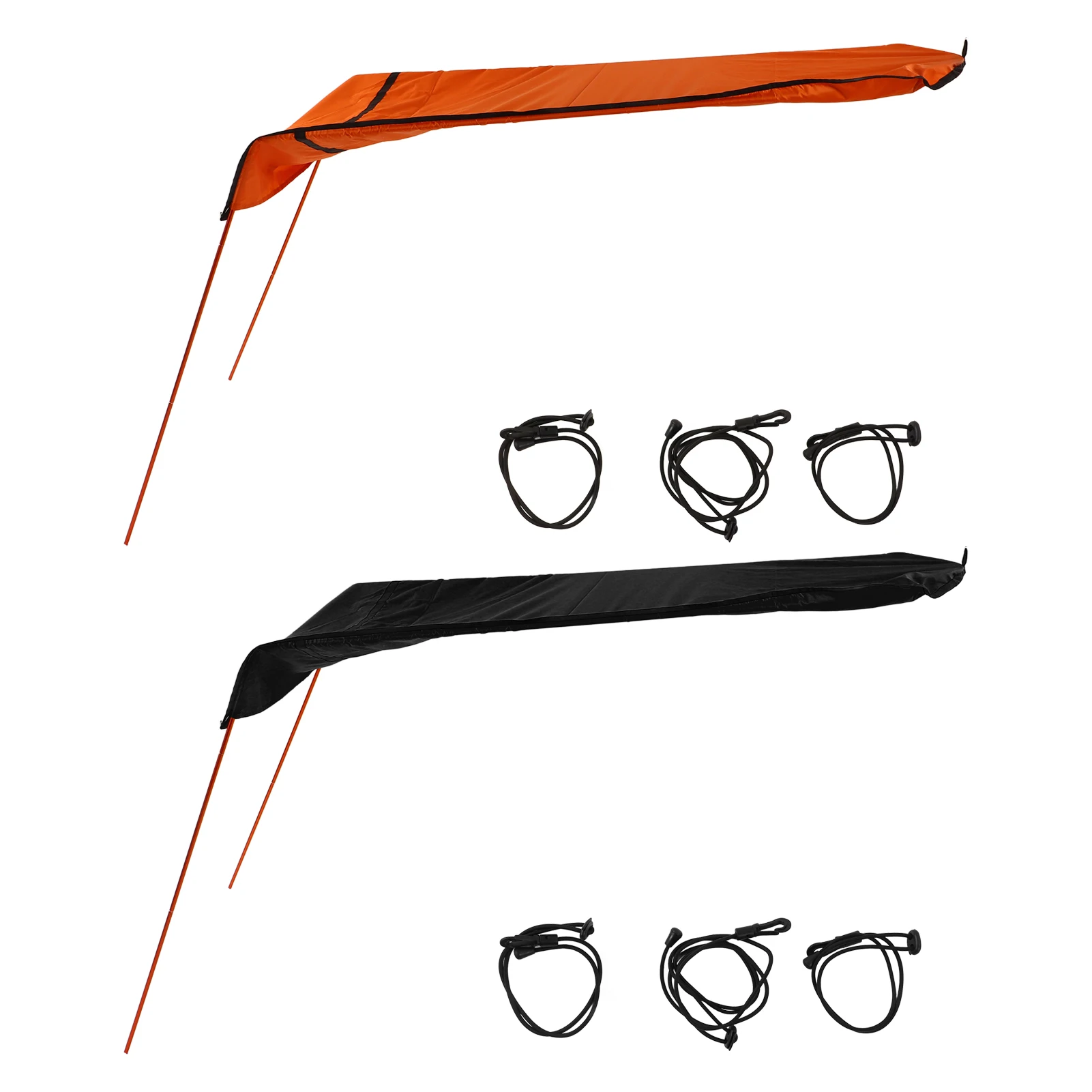 مظلة كاياك للشمس مقاومة للماء من قماش أكسفورد قابلة للطي وسهلة التركيب ومظلة كاياك محمولة مثالية لزورق القارب