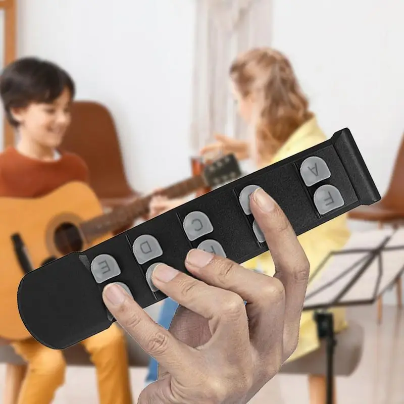 Finger Grip Guitar Trainer 10-Key Multifunctional Finger Expander Teaching Aid Practice Tool Beginner Finger & Multifunctional