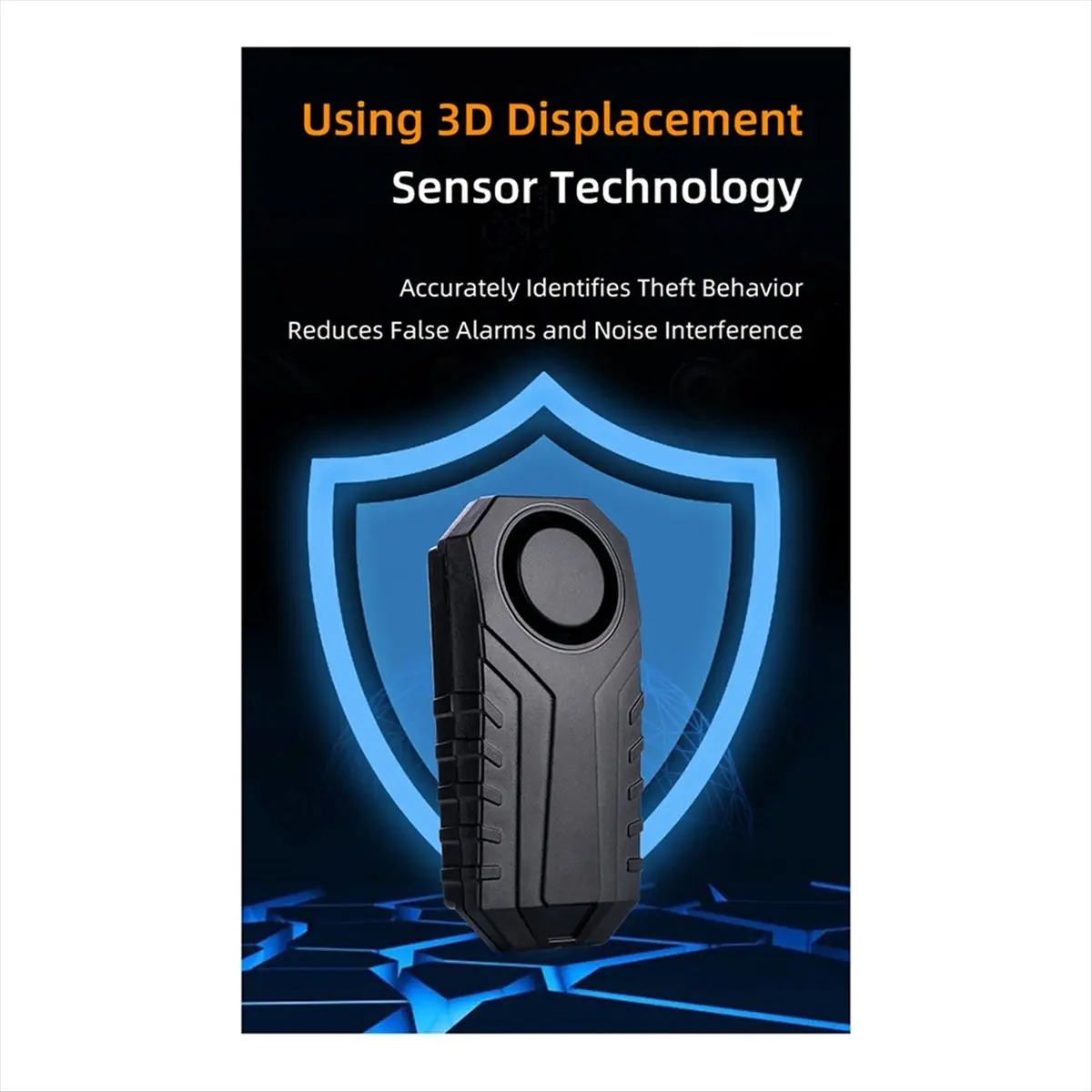 

XFDZ Bicycle Alarm Bell 113dB Electric Bike Horn Motorbike Security Anti Theft Wireless Remote Control Vibration Detector