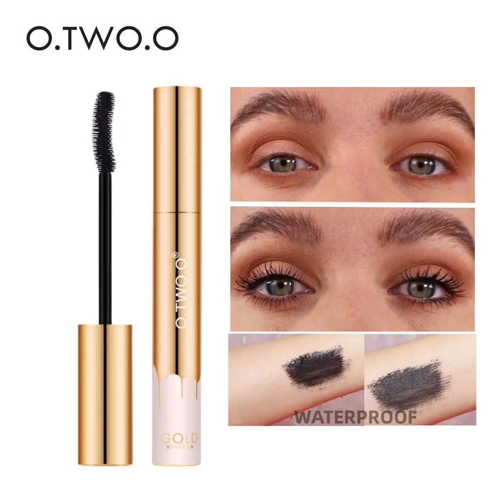 O.TWO.O 4D Fiber Mascara Maquillaje EyeLashes Lengthening Eyelash Curving Makeup Waterproof Mascara Facil Cosmetics