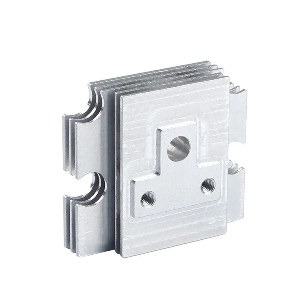 Aluminum Heat Sink for K2 SE For 3d Printer Extruder Hot End with Finned Structure for Efficient Heat Dissipation 1pc