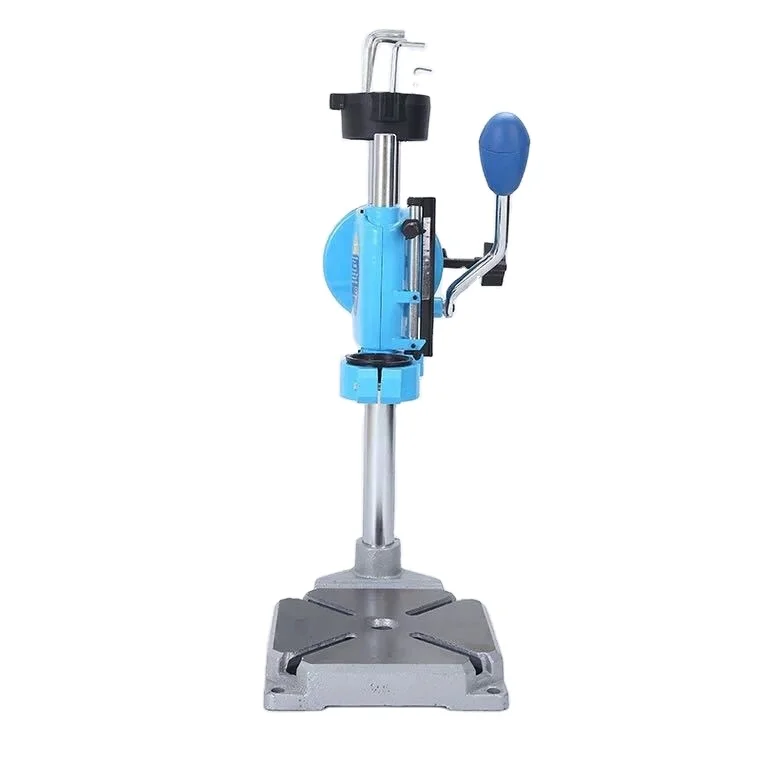 

High Quality Rotary Tool Workstation Drill Stand Aluminium Electric Drill Stand for Woodworking Tools