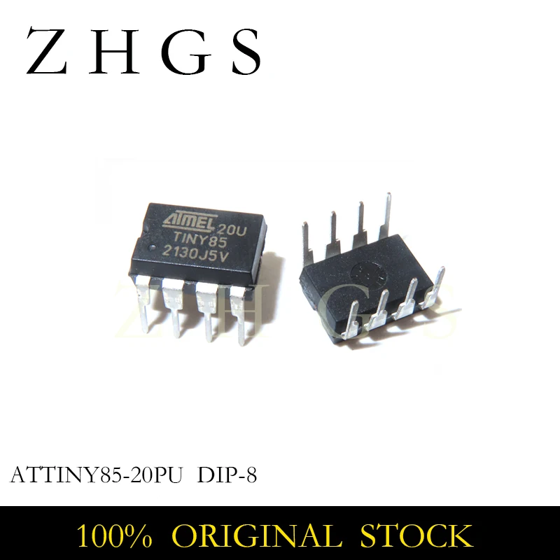 5-50PCS 100% New ATTINY85-20PU ATTINY85 20PU DIP-8 Chipset