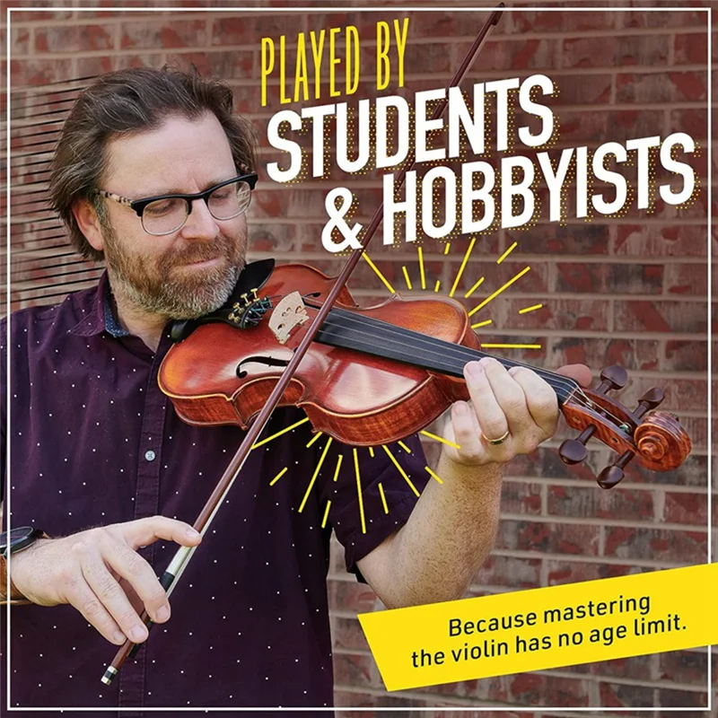 

HOES-Violin 1/4 Violin,Music Instruments For Adults Child Violin, With Hard Case, Bow,Great For Beginner Durable Easy Install