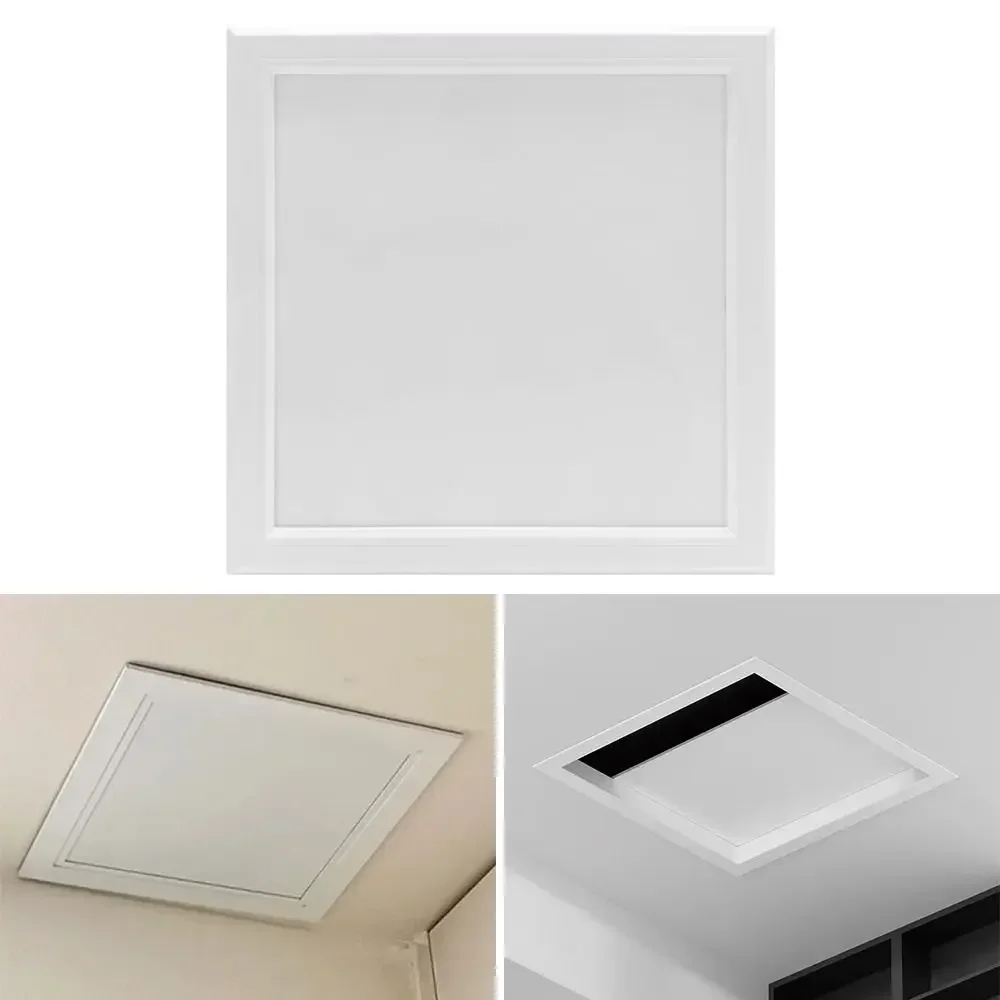 1pc Access Panel Inspection Hole ABS Access Doors Wall Ceiling White Hatch Cover Universal Plastic Push-Type Inspection Port