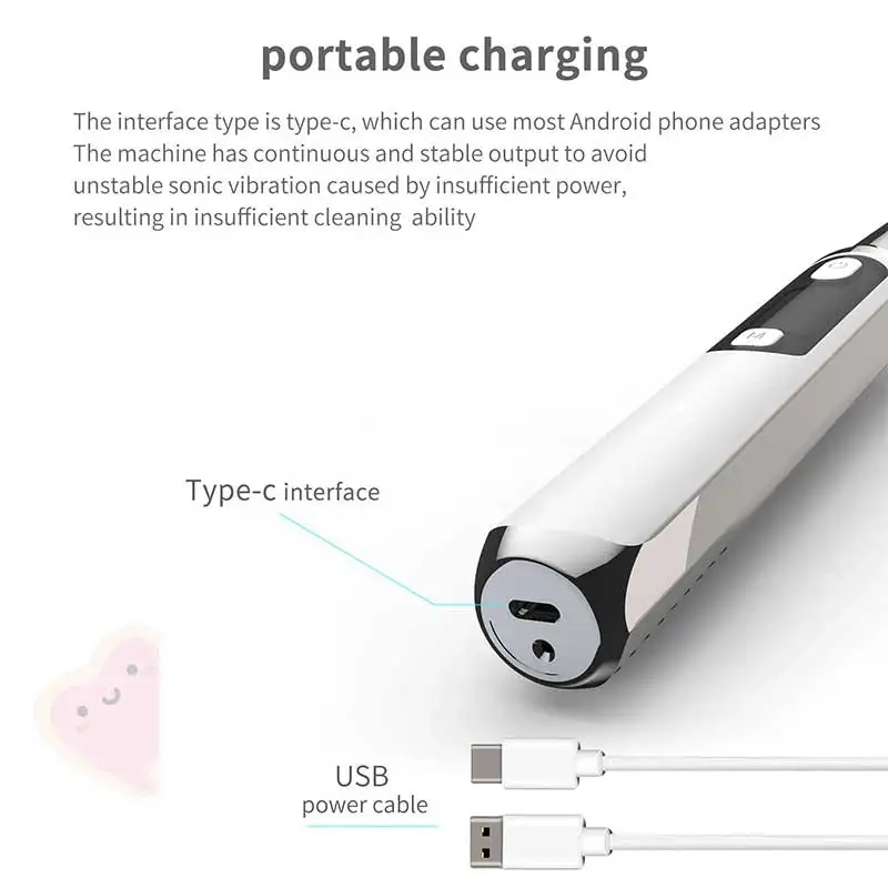 New Ultrasonic Dental Cleaner Electric Dental Cleansing Stone Remover Household Dental Cleanser Dental Cleaning Machine