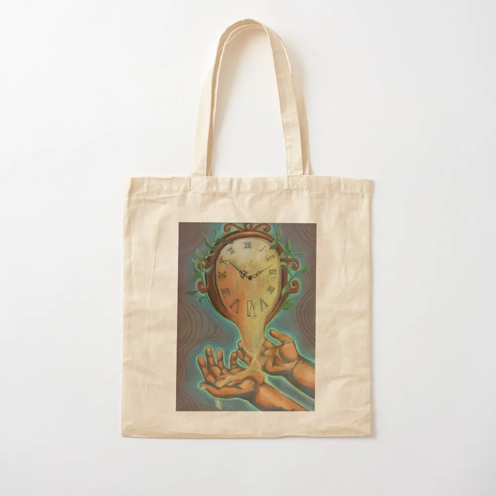 

Sands of Time- Original Oil Painting Tote Bag personalized tote Women's shopper bag free delivery bags Canvas Tote Bag