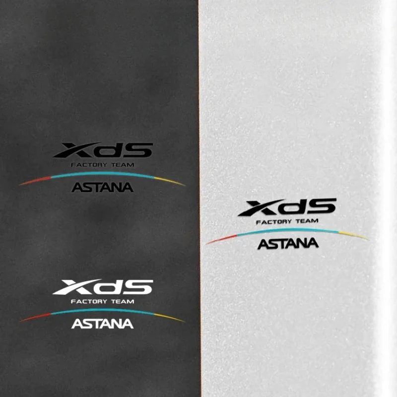 4PCS/SET XDS Astana Cycling Sticker Decal for Bike Notebook Phone Case Biker Gift Decor Sticker