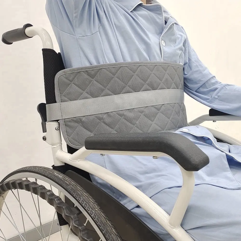 BUYHAO Anti-slip Wheelchair Restraint Belt: Adjustable Harness for Elderly, Pregnant, Paralyzed - Wheelchair/Bed Fall Prevention