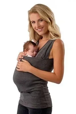 Pregnancy Sleeveless Nursing Tank Top V Neck Hidden Opening Maternity Vest