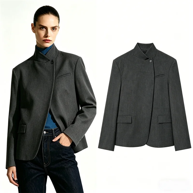 Women's New Style Blazer and Jacket 2026 Spring Fashion Slim Elegant Young Women's Jacket Fashionable Commuter Coat